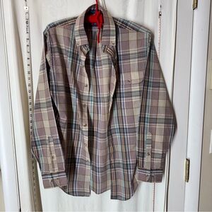 Vintage Men's Cavalier by Sears Men's Plaid Shirt